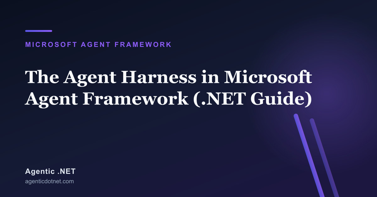 The Agent Harness in Microsoft Agent Framework (.NET Guide)